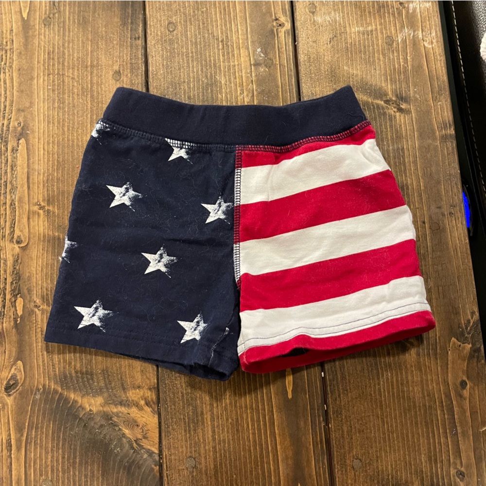 Toddler American flag shorts